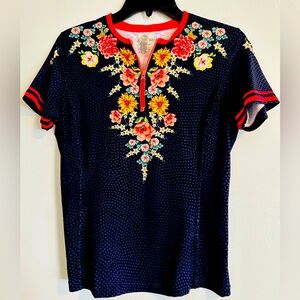 Johnny Was Sun top. Worn once. Sz Med